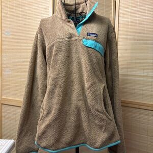 🤎Patagonia Re-Tool 1/4 snap Fleece, size L, GUC